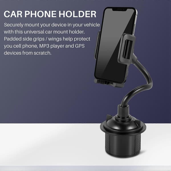 Bilfeste Svanehals Koppholder Vugge For Mobiltelefon Iphone