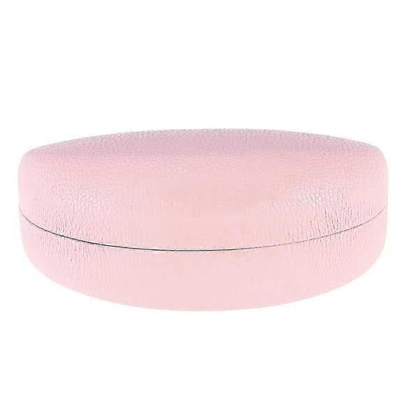 Hardt solbrilleetui Klassisk ekstra stort etui for store solbriller og briller (rosa)