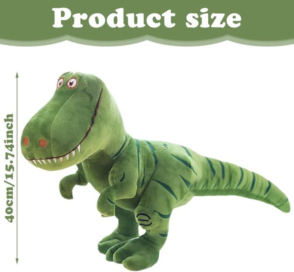 Dinosaurus pehmolelu, dinosauruspehmo vihreä dinosaurus