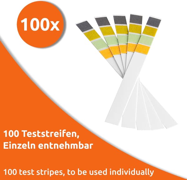 pH-testipaperi, lakmuspaperi, mittausalue 0-14, yleistesti