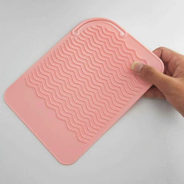 Varmebestandig matte for rettetang (rosa, 1 stk)