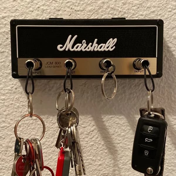 Dekorativ nøglering til musikopbevaring black