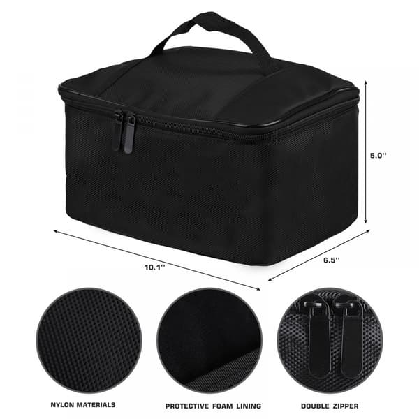 Carrying Case Compatible with Nintendo Switch, Shockproof Protective Hard Travel Case Bag Fits for Nintendo Switch Console