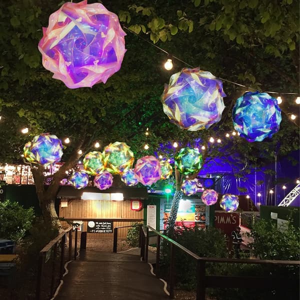 3m 20 LED-lyskæde laserbold festival julebelysning