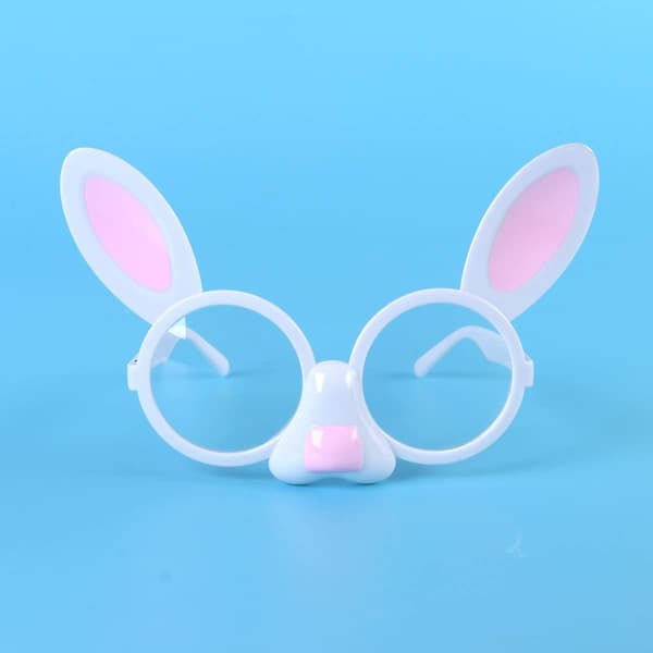 Rabbit Glasses Rabbit Sunglasses Easter Glasses Rabbit Ears Sunglasses Novelty Decoration for Easter Costume Easter Party Accessories