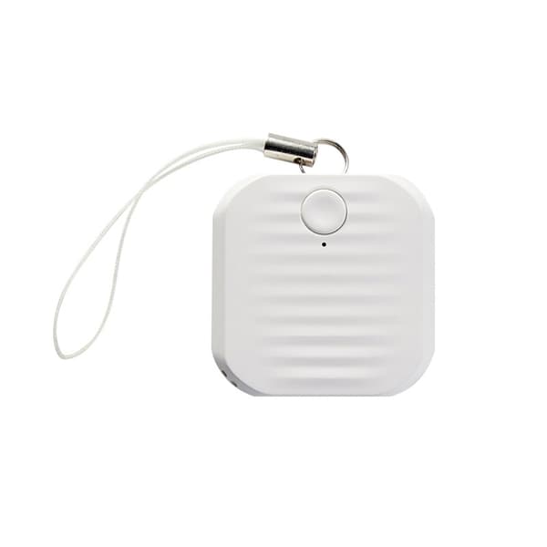 Bluetooth Anti-Lost Tracker Hvit - Nøkkelholder, Artikkel Lokalisator, Kompatibel med iOS & Android