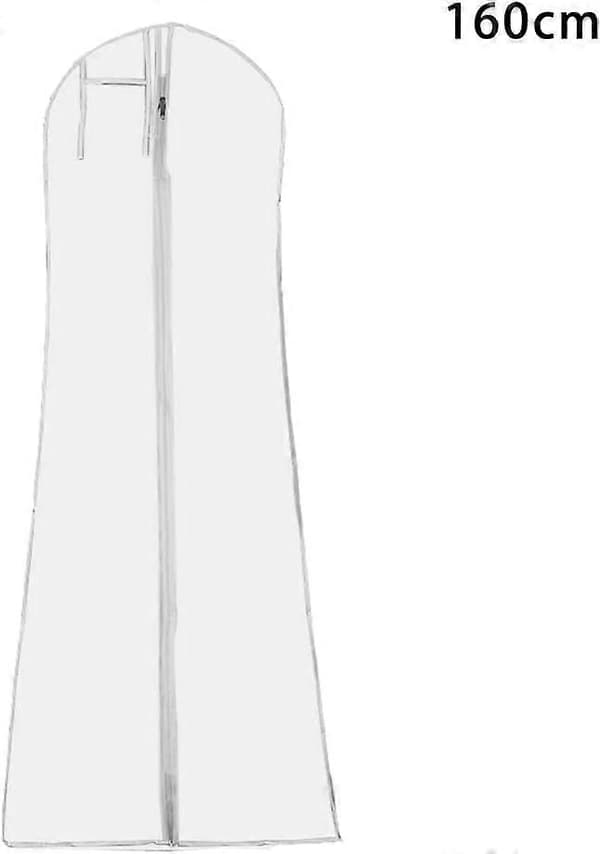 Klespose for lang brudekjole med klart syn og vanntett støvbeskyttelse, 160 cm