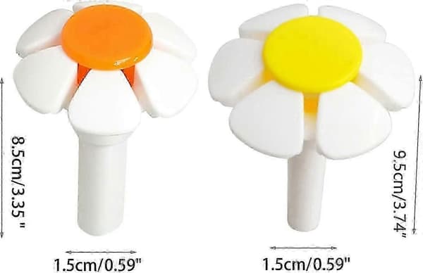 2-pak gul blomsterfontæne-dyseudskiftning
