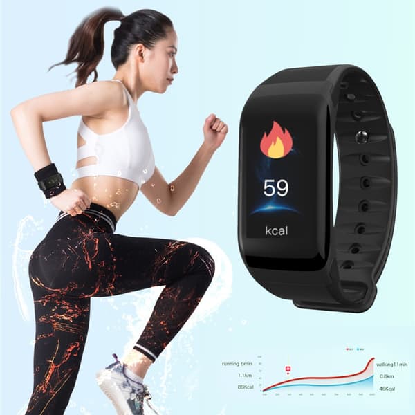 F1 Plus Activity Tracker: Train Smart & Safe Red Röd one size
