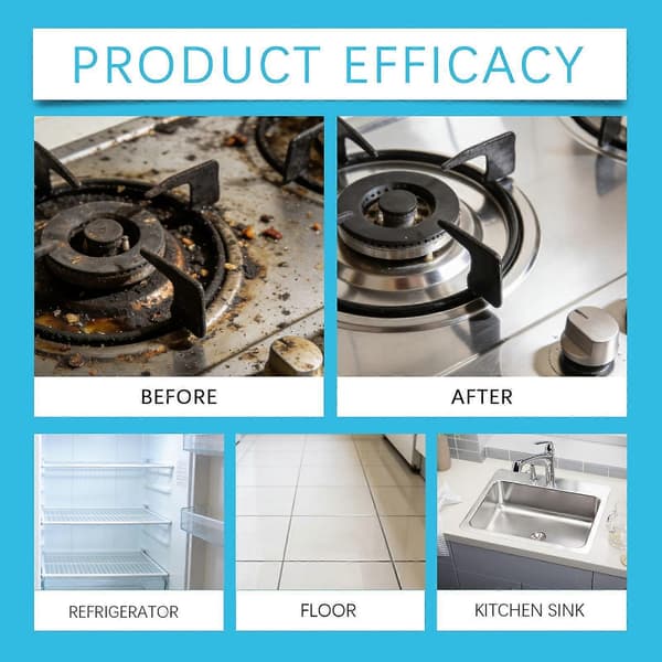 All-purpose cleaner and disinfectant for the kitchen Plant-based & Safe for sticky kitchen cabinets