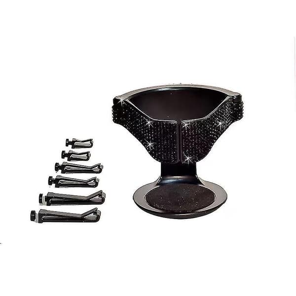 Bling Bilkoppholder Luftventil Universal Flaskeholder Justerbar Oppbevaringsbeholder