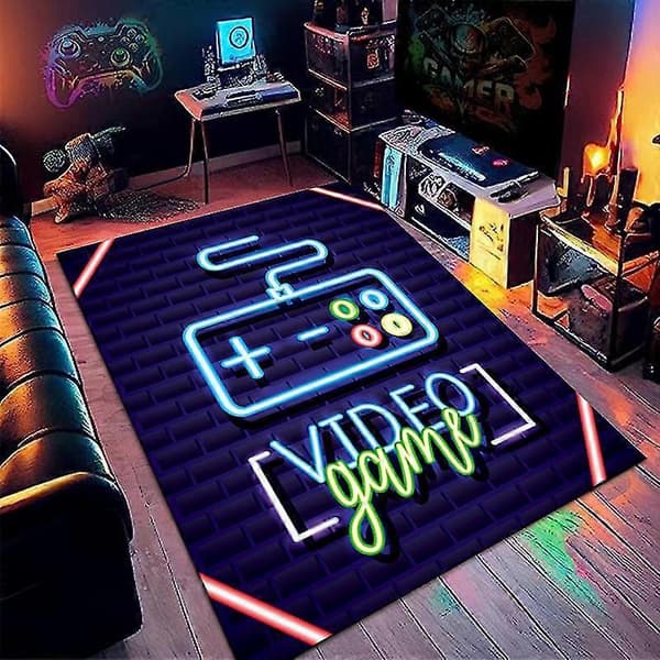 Gamingmatte, stor sklisikker spillmatte for soverom stil3 style3 60*90CM