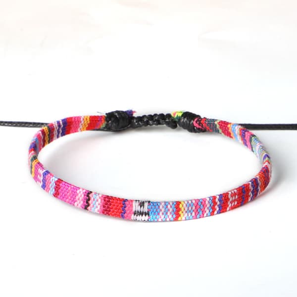 6 stk Surferarmbånd for menn og kvinner - boho hippie - strand an