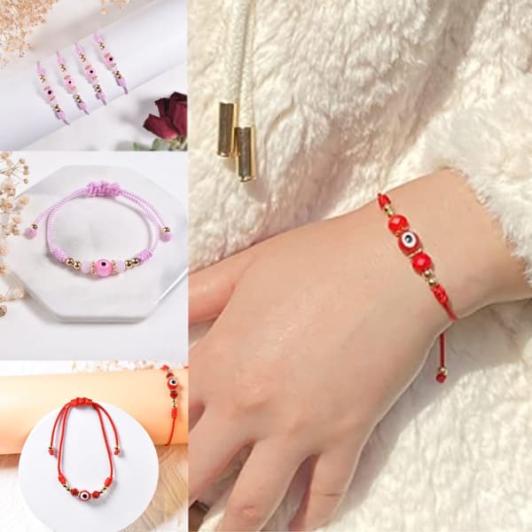 Onda armbånd med ondt øje rød red