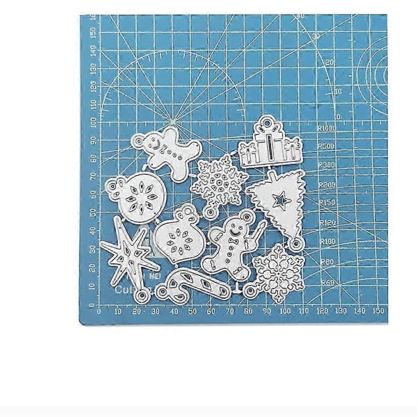 DIY Håndværk Metal Skærestøbeforme Skær Støbeform Jule Scrapbog Prægningsstencils Skærestøbeform