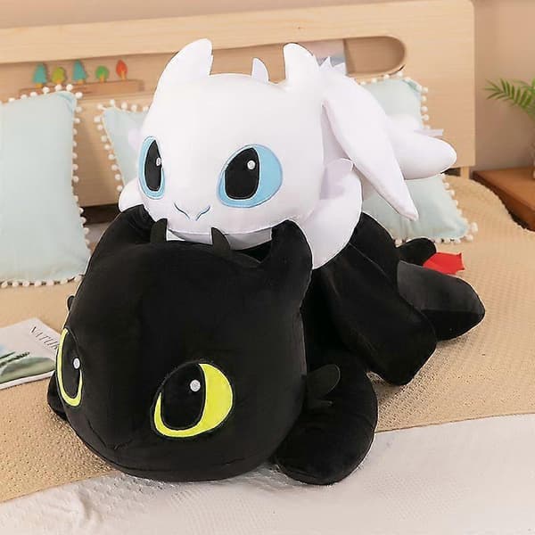 Hampaaton & Light Fury Pehmolelu Nukke Suuri 60CM Halityyny