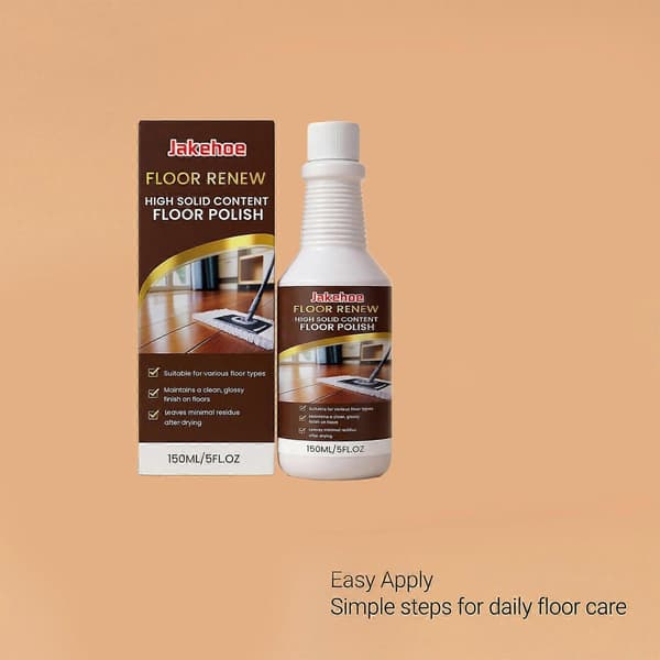 Multipurpose Floor Polish, Quick-Drying and Streak-Free, Pet-Friendly Home Environment, 150 ml
