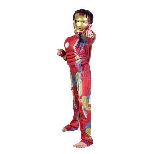Iron Man -naamiaisasu Halloween Punainen