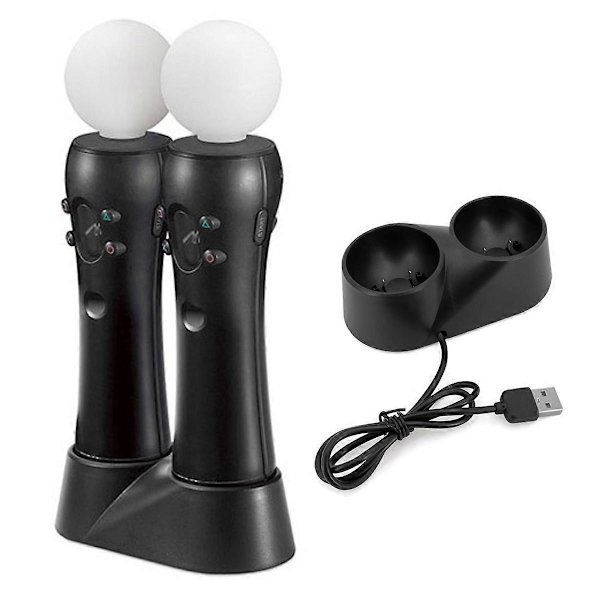 Spilcontroller Oplader Til Sony Ps4 Vr Move Motion Controller Playstation Play Station Ps 4 Ladestation