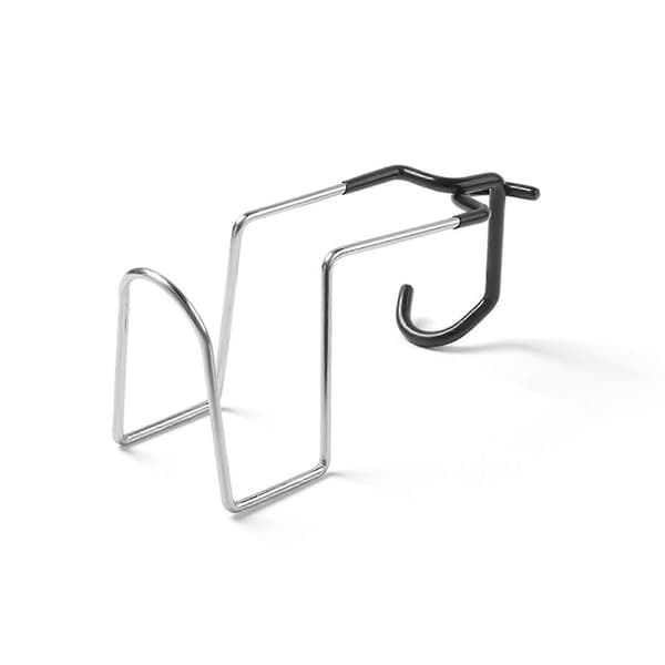 Campingkoppholder for utendørs fotturer, riller design, rustfritt stål teltlys