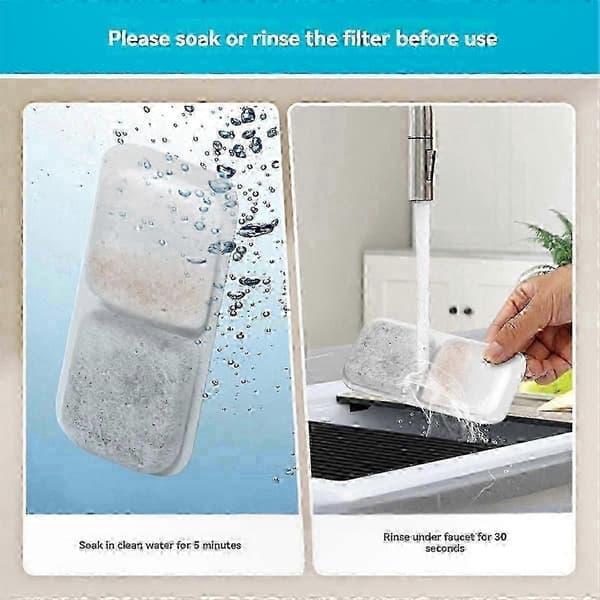 Filter-refills til kattefontæne 12 Set