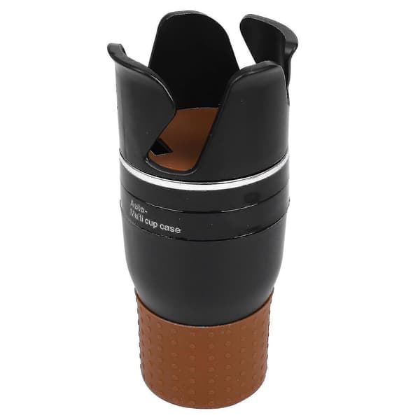 Auton monikuppinen järjestäjä 4-in-1 pulloinsartti (musta)