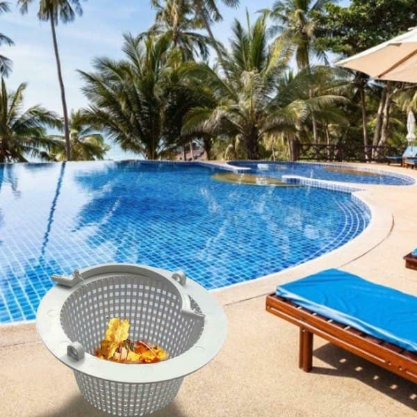 Universal erstatningsskimmerkurv i plast til fritstående pools No  Handle