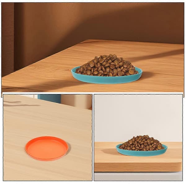 Whisker Stress Relief Kattefoderskåle til killinger med 8 stk. plastikfoderskåle