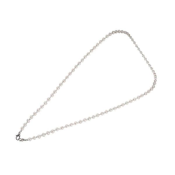 Kvinnor Pärlglasögonkedjor 70X1Cm Vit Legering 1Set Bröllopsmask Hängare