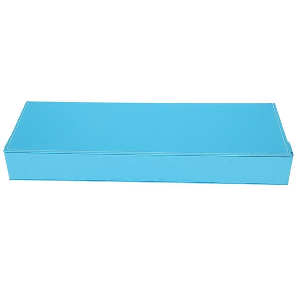 8-gitter Multi Solbrille Etui Organizer Briller Brille Display Etui Opbevaringsboks Blå