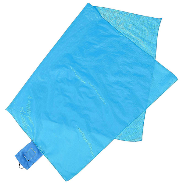 Sandtät strandmatta rektangulär form för picknick 110x70cm 1-pack