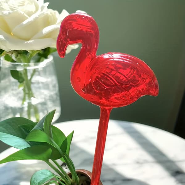 Automatic Drip Irrigator with Flamingo Pattern (6-pack)