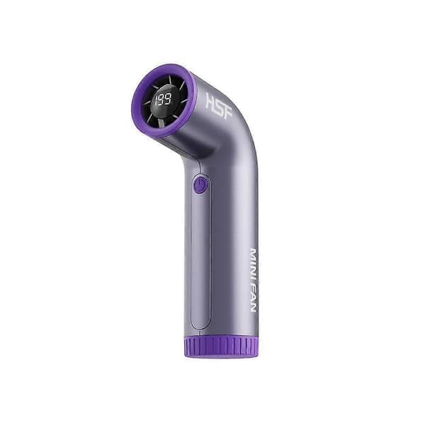 Chic Easy Premium Brugskvalitet Køler USB Bordplade Køling e Mini Bærbar Ventilator Sammenfoldelig til Genopladelig Håndholdt Ventilator Gray