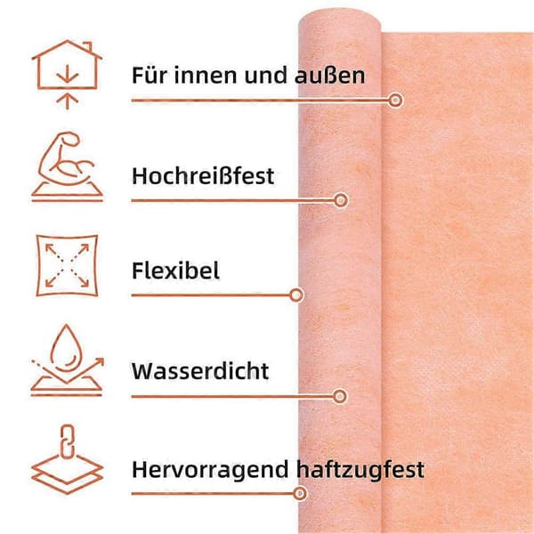 Vanntett membran for dusjvanntetting Dusjvanntett for badstue baderomsvegger fliser underlag