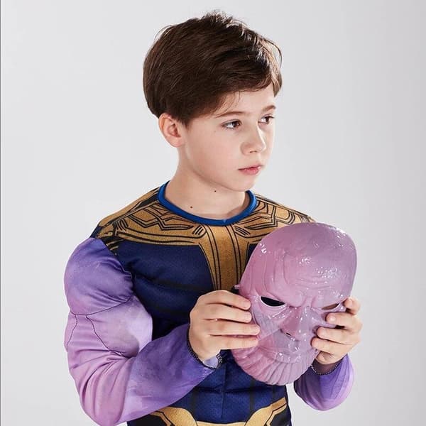 Thanos Deluxe -naamiaisasu Halloween monivärinen