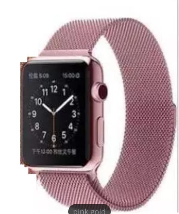 Apple Watch 4 - 44mm - Stållænke i rustfrit stål fra Royben Guld