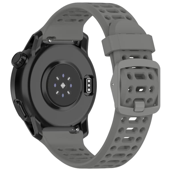 COROS Kellon Silikoninen Kaksivärinen Ranneke Harmaa Grå 20 mm