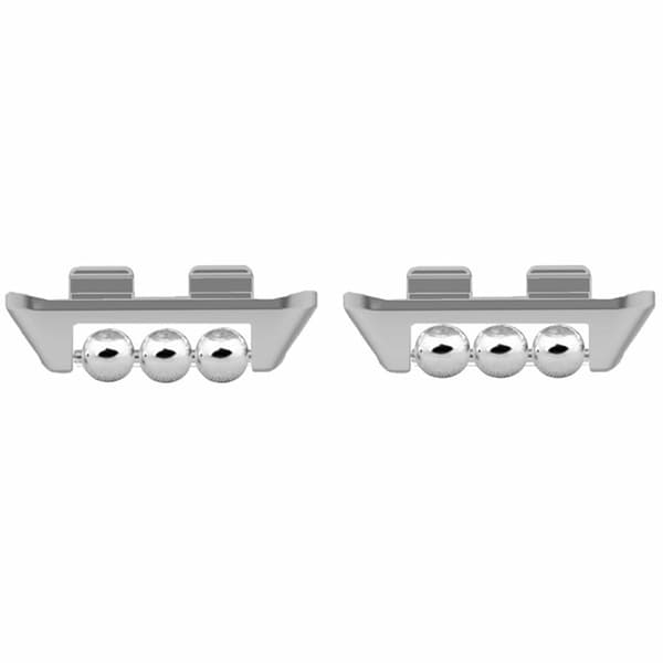 1 par Honor Band 9 remforbindelses perler design urrem metalforbindelsesadapter - Sølv Silvergrå silver