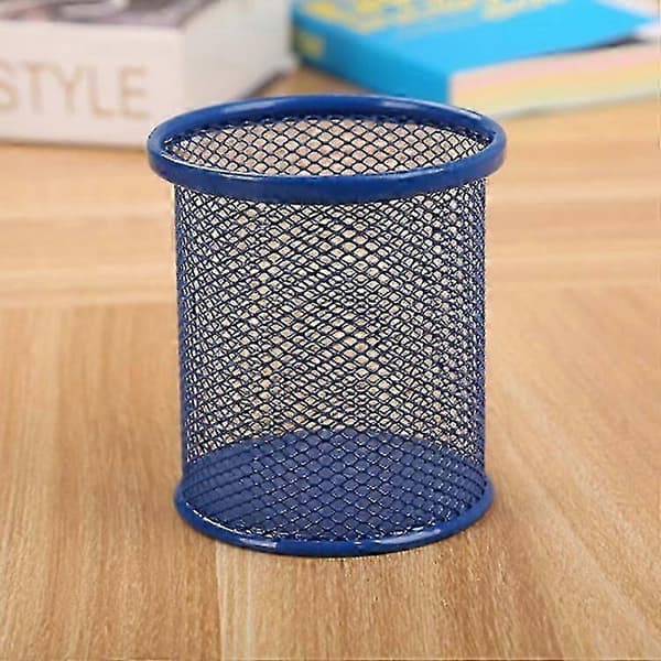 Papirclipsnetsholder Papirclipsdispenser Bindeklipsbeholder Kop Skrivebordsopbevaringstilbehør til kontor hjem skole (d-v2)