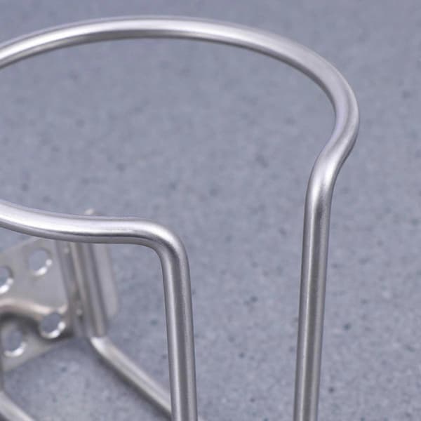 2 stk. rustfrit stål anti-tilt kopholder til båd, yacht, lastbil, autocamper (7,5 cm)