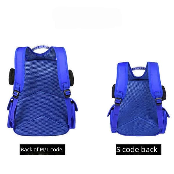 Educational Backpack with Vehicles for Children - Luminous School Bag with Car Print - HK819