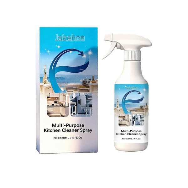 All-purpose cleaner and disinfectant for the kitchen Plant-based & Safe for sticky kitchen cabinets