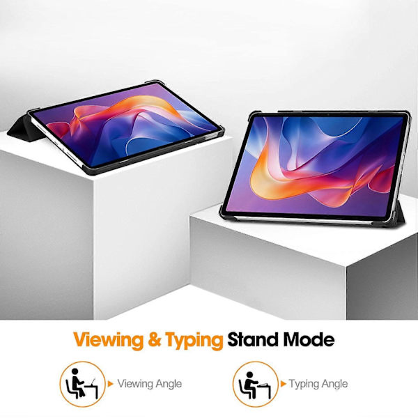 Etui til Xiaomi Redmi Pad 2 Anti-Drop Læderstativ Tablet Beskyttelse