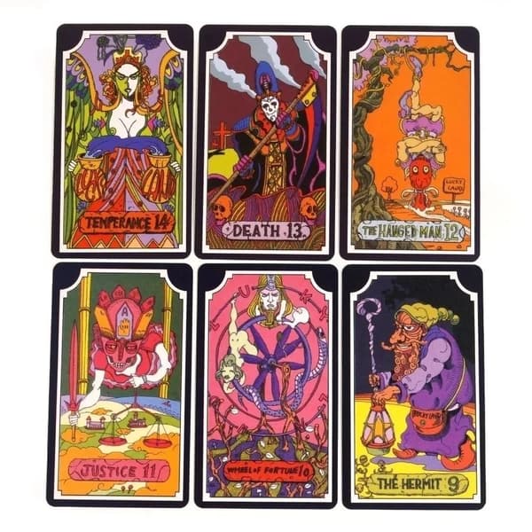 Anime JoJo Bizarre Adventure Tarotkort Spådomsdäck Engelsk Versjon Oracle Brettspill for Venner Fest