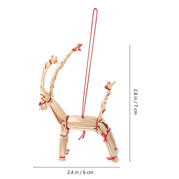 Juleophæng i halm - 30 stk. sæt