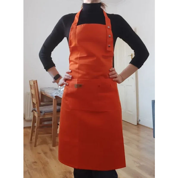 Kjøkken Grill Forkle orange