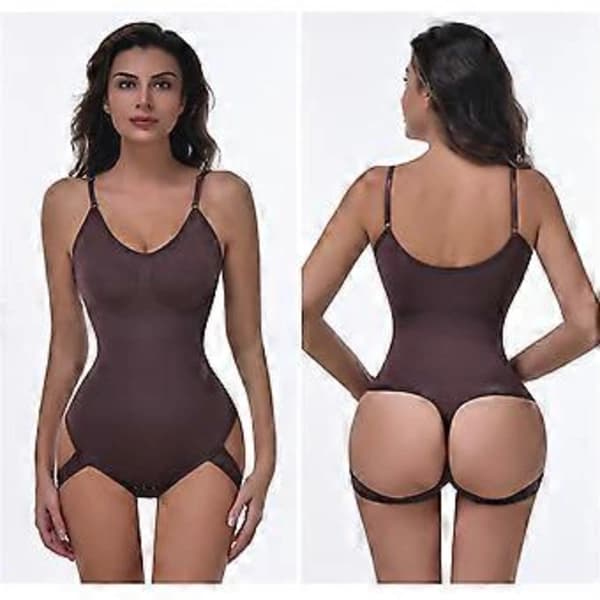 Sømløse Shapewear Bodysuits til kvinder piger mavekontrol taljetræner bodysuits numseløft thong body shaper lyseblå S lyseblå S