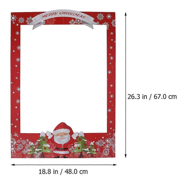 Julebriller og juleophæng til dekoration 1 sæt