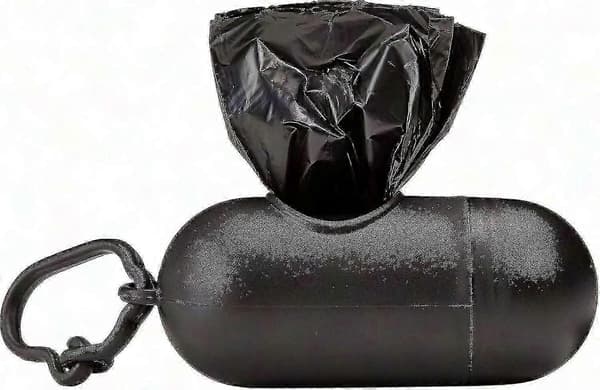 Hundeposer med dispenser og snoreclips - 20x15 tommer affaldsposer
