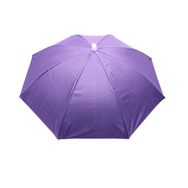 Foldbar paraply/solhat med UV-beskyttelse Camping Sommerhat purple